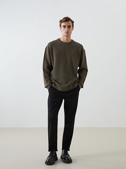 Bisiklet Yaka Erkek Triko Kazak