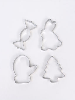 Формы для вырезания печенья «Новогодние сладости», набор 10 шт., нержавеющая сталь