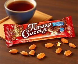 Цена за 2 шт.  Шоколад молочный с начинкой "Птица счастья", 30 г