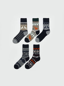 Desenli Erkek Soket ?orap 5li