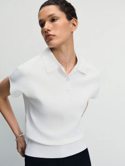 Джемпер поло из вискозы / Zarina  фото 2