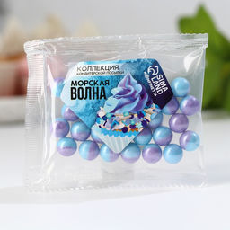 Посыпка кондитерская Шарики: фиолетовая, голубая, 25 г. - Simaland фото 5