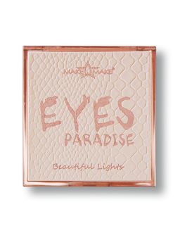 Нежно-нюдовая палетка теней из 9 светлых и нейтральных оттенков - Beautiful Lights - Make u make фото 4