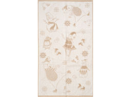 6с103.512ж2 Зимнее веселье (лен3) Полотенце махровое 50х90см