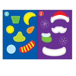 Набор аппликаций Весело встретим Новый год, 6 шт. по 20 стр. - Буква-ленд фото 6