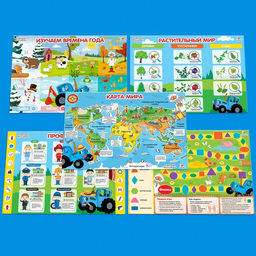 Обучающие плакаты Синий трактор  фото 6