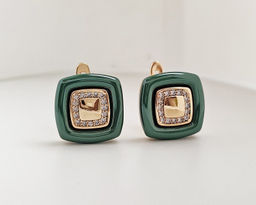 Серьги с керамикой