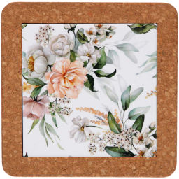 Подставка керамическая 19*19см "Пионовое настроение"