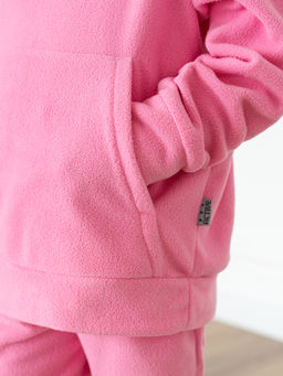 Костюм детский флисовый розовый 7043г(ш) (146, 76)