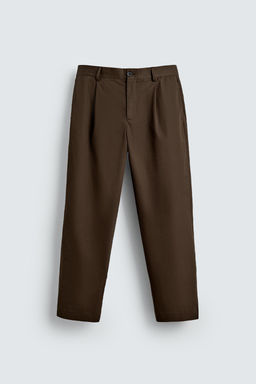 LIMITED EDITION CHINO TROUSERS WITH PLEATS - Zara фото 6