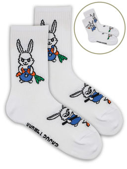 Носки р.40-45 TxT Кролик с морковкой и топором