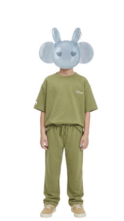 CAMISETA INTERLOCK / verde lavado