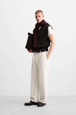 CROPPED FIT KNITTED WAISTCOAT - Zara фото 4