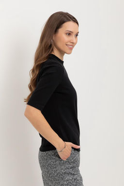 ЕВТ 3331/черный фуфайка (футболка) жен