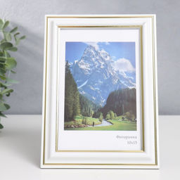 Цена за 2 шт. Фоторамка для фото 10×15 см Keep memories «Офис», пластик, белый, (стекло)