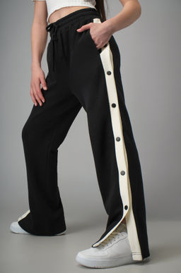 Брюки для девочки с заклепками из футера Happyfox