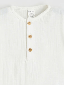 Hakim Yaka Erkek Bebek M?slin G?mlek