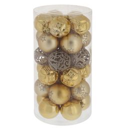 Набор из 30шт Украшение новогоднее Шар "Карнавал красок", D 6 см, L16 W16 H31 см