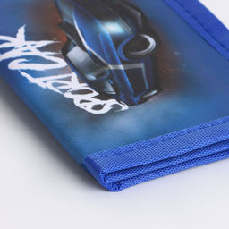 Кошелёк детский на липучке «Выбражулька», синий