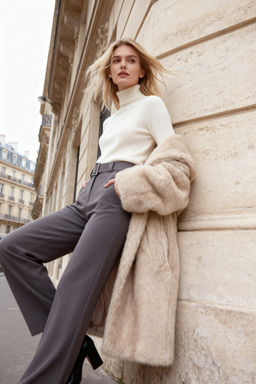 TRENDYOLMILLA Antrasit Kemerli Straight/Duz Kesim Dokuma Kumas Pantolon TWOSS21PL0104 фото 11