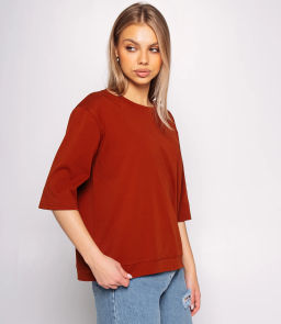 Футболка #КТ0467-51, терракотовый