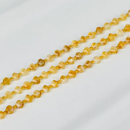 Бусины для украшений из Цитрина (38 бусин) 37 см