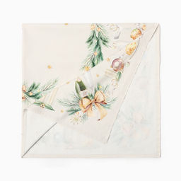 Скатерть новогодняя «Этель» Spruce mood, 150×220 см +/-3 см с ВГМО, 100% хлопок, саржа 190 г/м²