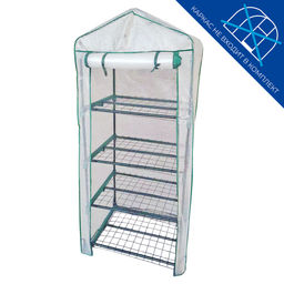 UGT-R20 H160 WHITE Тент из армированного полиэтилена 135г/м2 для парника 70x50x160см. Цвет сетки белый. TM ФитоЛето