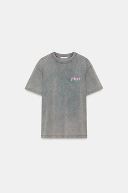 Pippi L_ngstrump FADED-EFFECT T-SHIRT - Zara фото 4