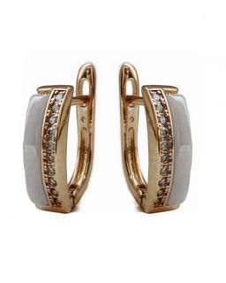 Серьги с керамикой