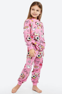 Хлопковая пижама для девочки Happyfox