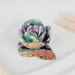 Цветок из Флюорита