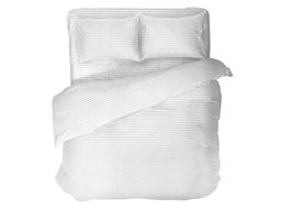 Комплект постельного белья 4235-БЧ 215*153 сатин "Полоса" рис. 0000 1*1