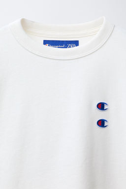 CHAMPION ® X ZARA PATCH T-SHIRT  фото 3