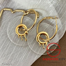 Плавящиеся серьги кольца женская