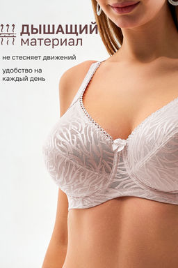 Бюстгальтер 21391 мягкий кружевной на косточках OIRO