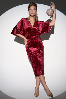 Платье Нимфа (Бордовый) - Эльза фото 10