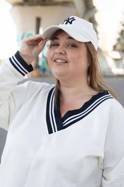 Костюм PlusSize, молочный - Knitka wear фото 5