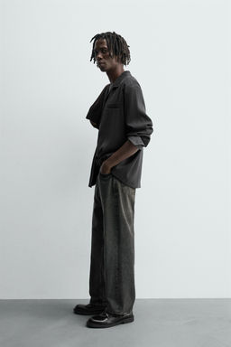 WASHED FLOWING SHIRT - Zara фото 4