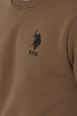 Мужской свитшот цвета хаки Неожиданная скидка в корзине - U.s. polo assn фото 7