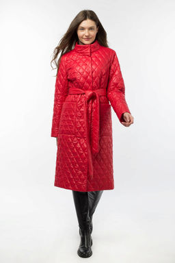 01-10539 Пальто женское демисезонное (пояс)