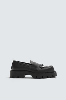 CHUNKY LOAFERS WITH FRINGE - Zara фото 20