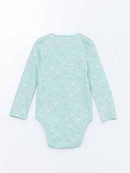 Bisiklet Yaka ?i?ekli K?z Bebek ??t??tl? Body - Waikiki фото 2