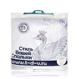 Подушка Пуховая 100% хлопок(тик)