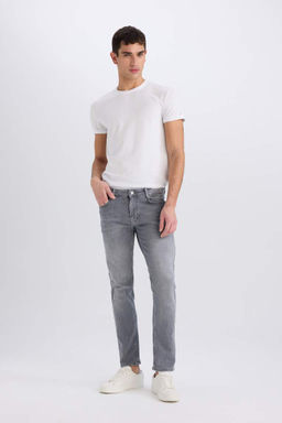 Pedro Slim Fit Dar Kal?p Normal Bel Dar Paca Jean Pantolon - Defacto фото 3
