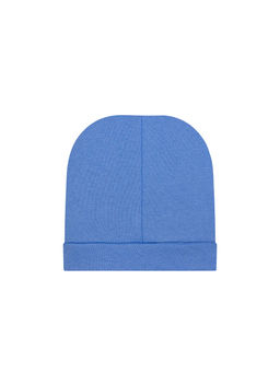 Шапка детская голубой/лимон 032 (52)