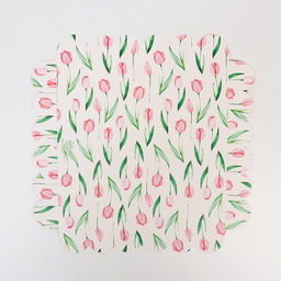 Цена за 5 шт. Коробка для печенья, кондитерская упаковка с пластиковой крышкой, 8 марта, 21?21?3 см