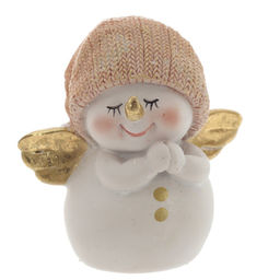 Фигурка декоративная "Снеговик", L6 W3,5 H7 см, 2в.