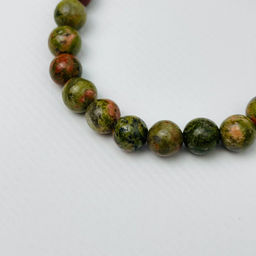 Браслет из Унакита 17,5 см