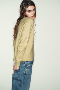 JUMPER WITH WOOL AND ALPACA - Zara фото 11